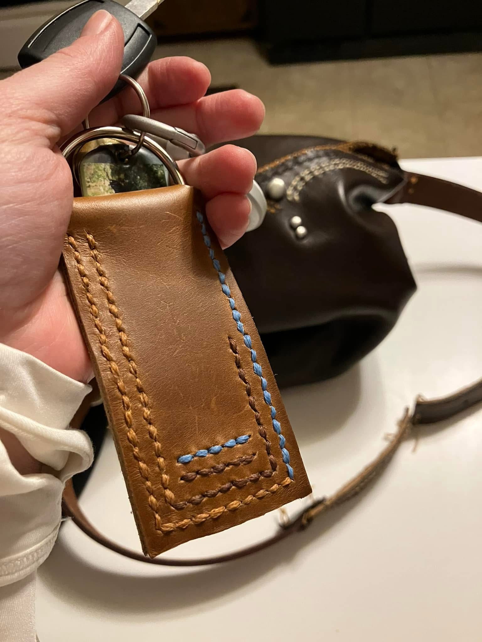 Keychain Leather